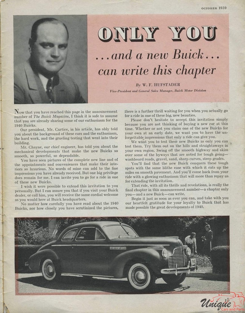 1940 Buick Editorial Brochure Page 8